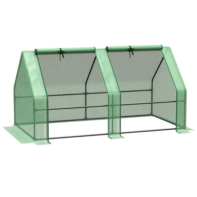 Outsunny Serre de Jardin Verte – Image 1