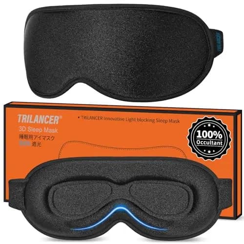 Trilancer Masque Sommeil Mousse Mémoire