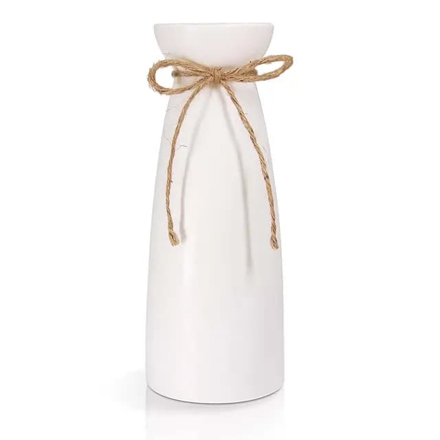 Rokrist HP Vase en céramique blanc
