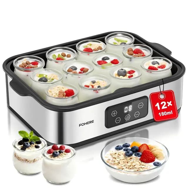FOHERE Yaourtière 12 pots