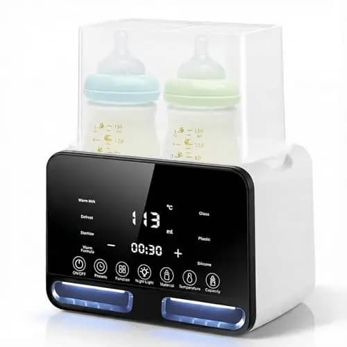 Carehabi Chauffe-biberon 4-en-1