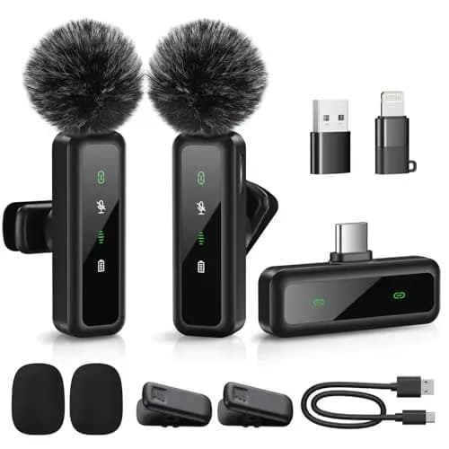Newmight Microphone Lavalier sans fil