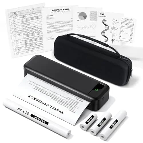 TATTMUSE Imprimante Thermique Portable A4