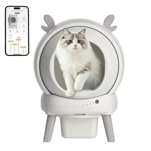 Garvee Litiere Chat Autonettoyante 65L