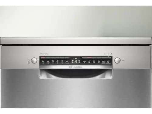Bosch Lave-vaisselle pose libre 60 cm Silver Inox SMS4EMI06E Serie 4