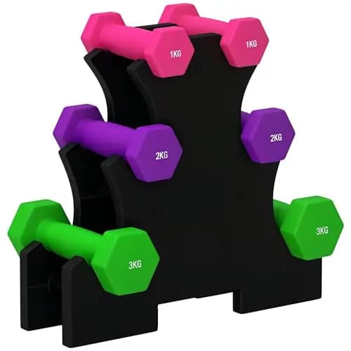 Sportnow Haltères Hexagonales 12 Kg – Image 1
