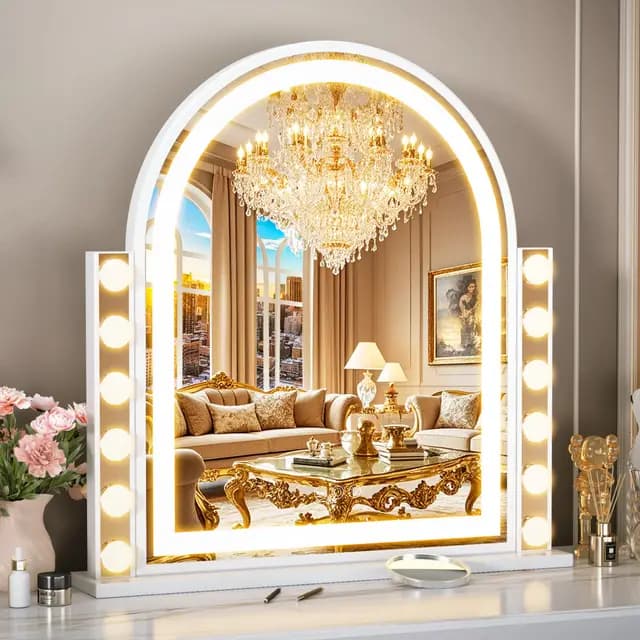 FENCHILIN Miroir lumineux Hollywood