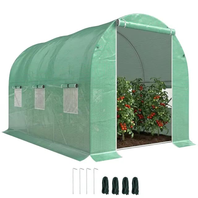 Outsunny Serre de Jardin 6 m²