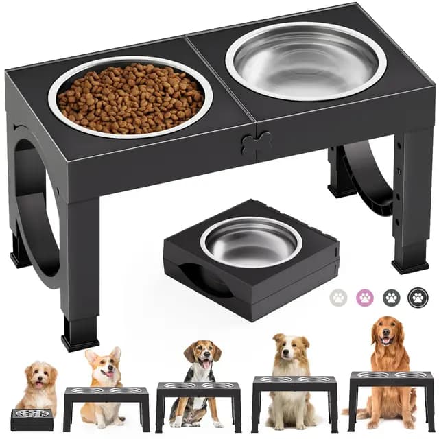 X XBEN Gamelle Chien Ajustable