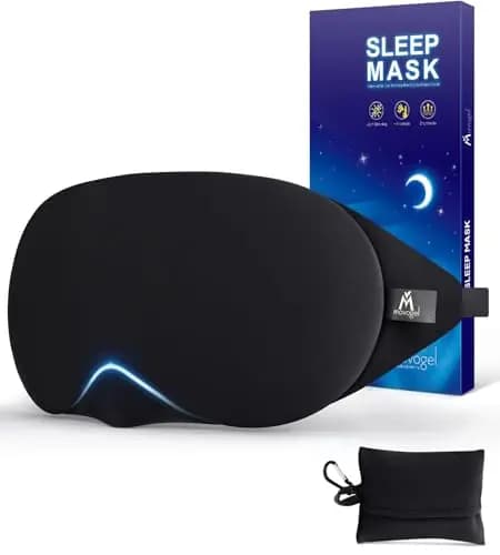 Mavogel Masque de sommeil noir