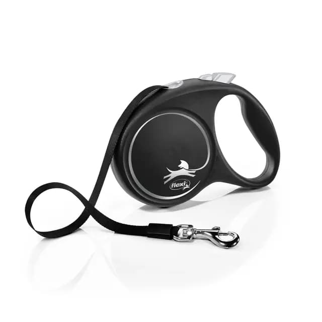 Flexi Black Design Laisse rétractable
