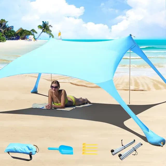 CUUPO Tente de plage UV UPF50+