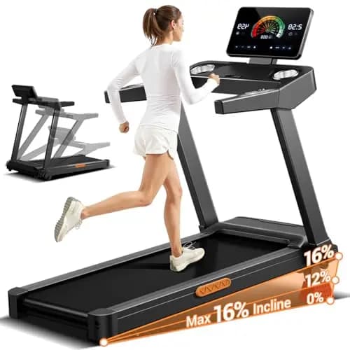 UMAY Tapis de course pliable 14KM/H