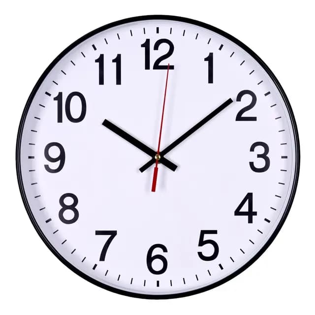 Officer Products Horloge murale silencieuse