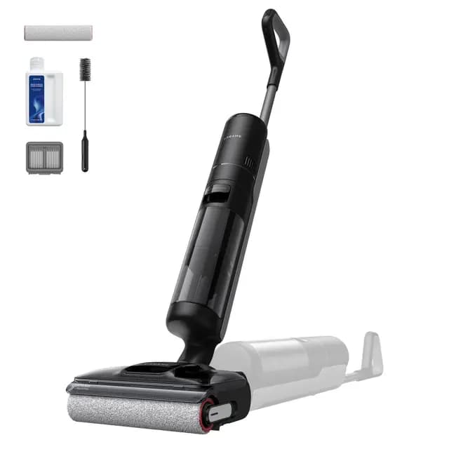dreame H12 Pro FlexReach Aspirateur Laveur, portée à Plat à 180°, séchage 5 Min, Aspiration 18 000 Pa, Lavage à Chaud à 90 °C, Nettoyage Deux Bords, 50 Minutes de Nettoyage – Image 1