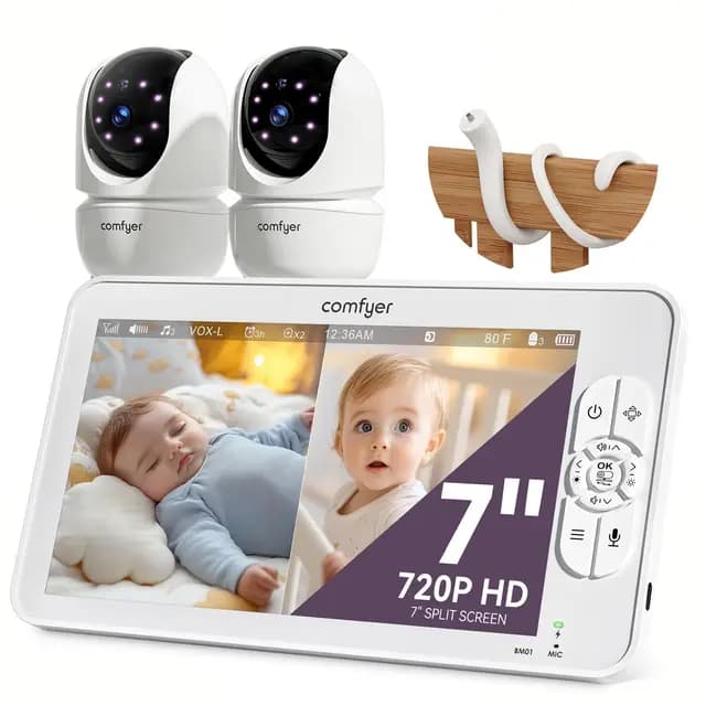 Comfyer BM01 Moniteur bébé 2 caméras