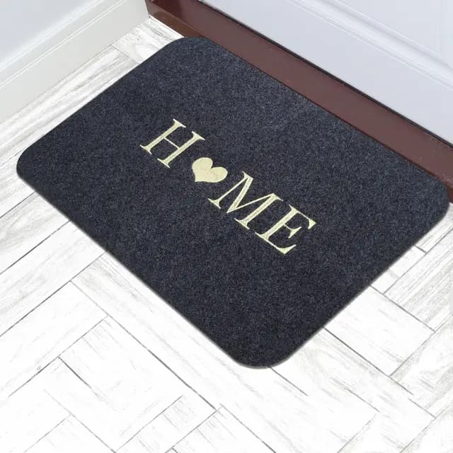 2 Pièces Paillasson, Tapis Intérieur Absorbant,Tapis de Porte d'entrée, Lavable et Antidérapant - 40x60 cm