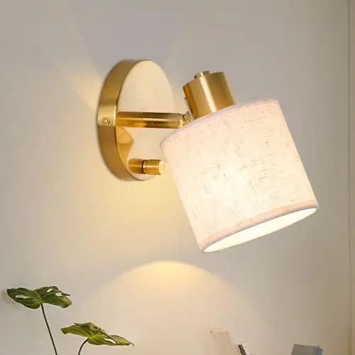 Lightess Applique Murale Dorée