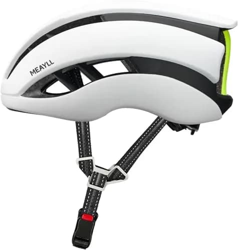 Casque Velo Homme Femme, Casque Léger Adulte pour Ville & Vélo de Route avec Fermeture Magnétique, 16 Aérations, CE EN1078 – Réglable M/L (55–61 cm, env. 290–300g)