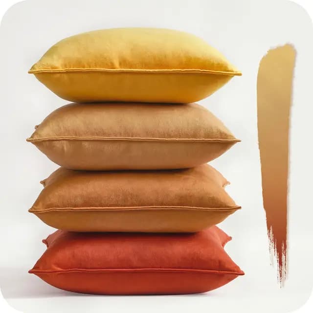 Topfinel Housse de Coussin Carré 40x40
