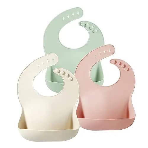 PandaEar Bavoirs Silicone Enfant
