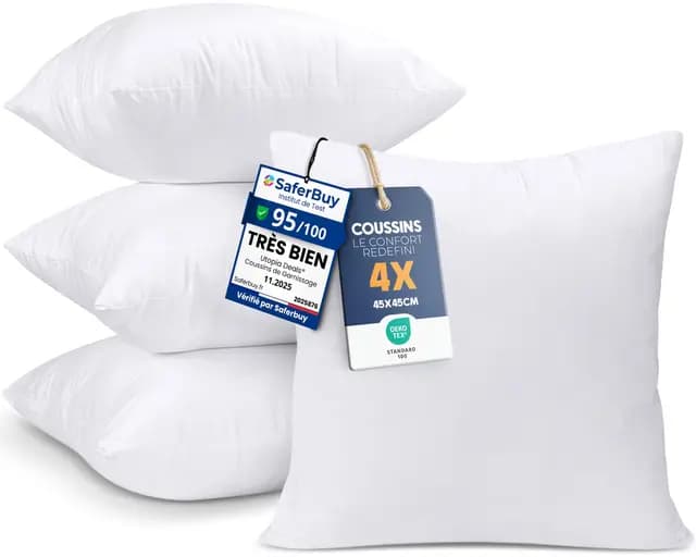 Utopia Bedding Coussins 45x45 cm
