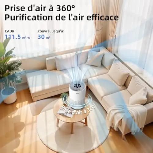EJD AP050 Purificateur d'air HEPA H13
