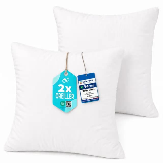 Flowen Coussin Carré Décontracté