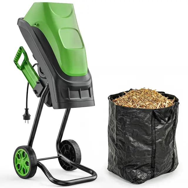Outsunny Broyeur de végétaux 2500W