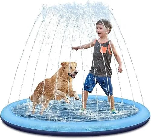 LATERN Tapis de Jet d'eau pour Enfants