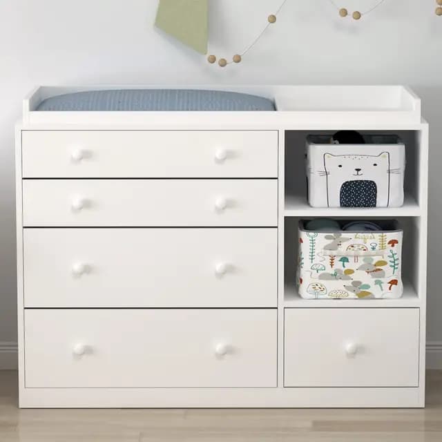 PREMTURE Commode à Langer Blanc