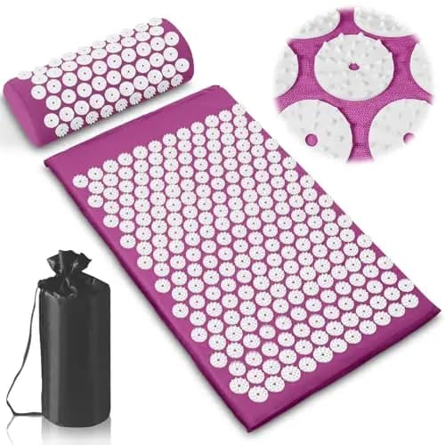 PQETBV Tapis d'Acupression Violet