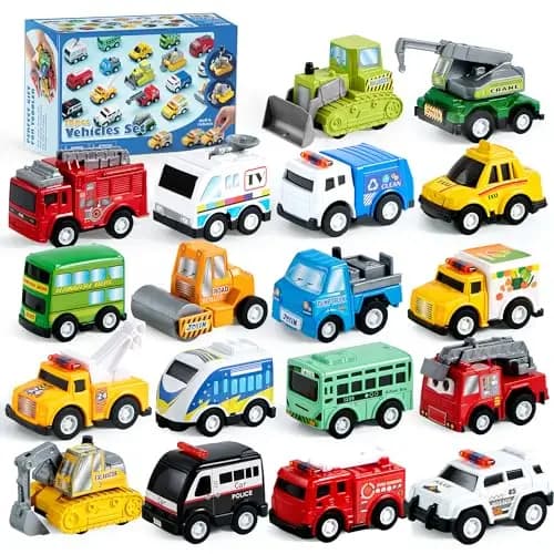 Joyin Lot de 18 Mini Voitures Métal