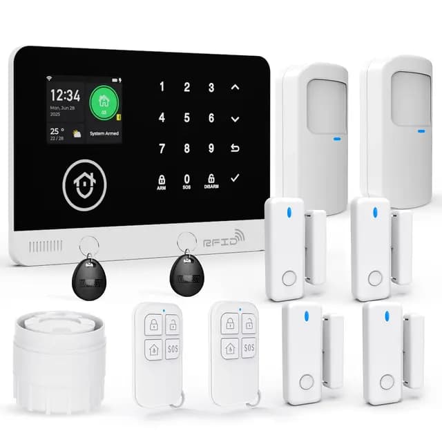 TUGARD Alarme sans fil WiFi/GSM 12 pièces