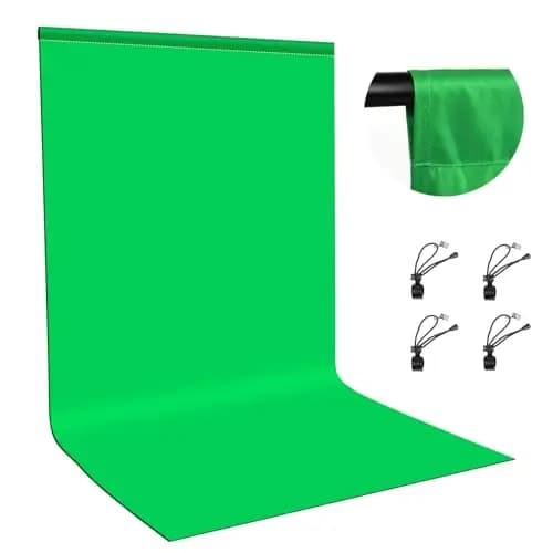 PULUZ Toile de fond verte 1x2m