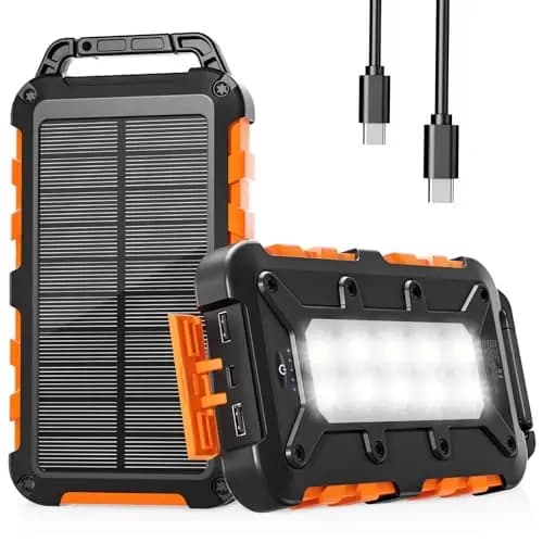 WOWMVP 10000mAh Batterie Solaire