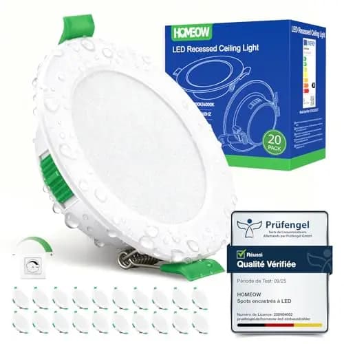 HOMEOW Spot LED Encastrable Dimmable