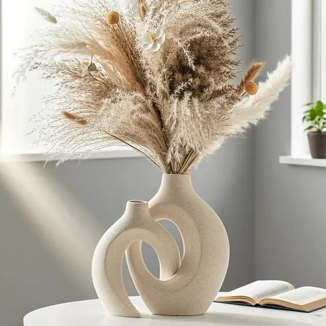 SUKIYPO BS03 Vase céramique beige