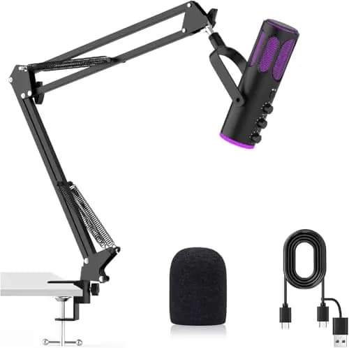 Ortizan Microphone USB pour Gaming