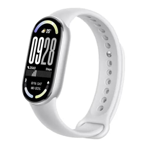Xiaomi Smart Band 10, Montre Connectée, Boîtier alu, Suivi d'Activité, Écran AMOLED 1.72'', Autonomie 21 Jours, Charge Rapide, Suivi santé & Sommeil,150+ Sports, iOS & Android, 5 ATM, Boussole