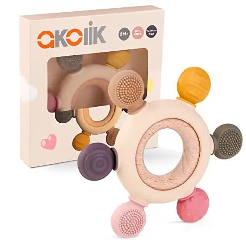 akolik Anneau de Dentition Silicone