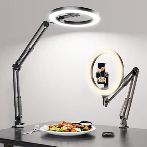 LUXSURE Anneau lumineux 10'' avec trépied