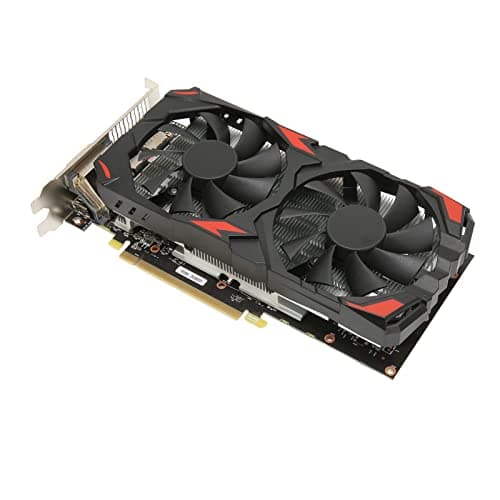 Carte graphique RX 580, 8 Go GDDR5 256 bits, PCI Express 3.0 x 16, 3 DisplayPort HDMI DVI, cartes vidéo PC à double refroidissement par air, prise en charge des écrans 4K
