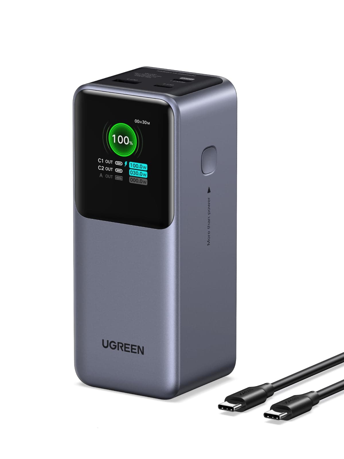 UGREEN Nexode Pro Batterie Externe 130W 20000mAh USB-C
