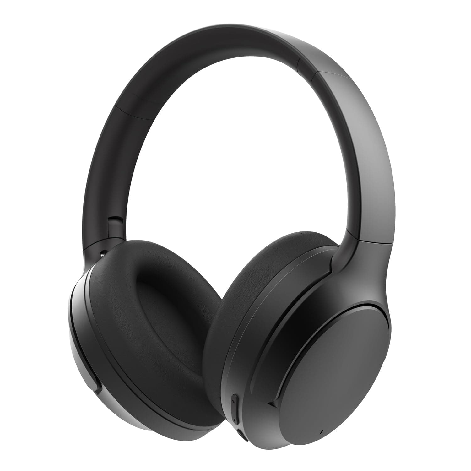 Casque sans fil supra-auriculaire, Bluetooth à suppression active du bruit avec microphones, 40 heures d'autonomie, casque pliable léger avec basses profondes, son stéréo HiFi pour voyage, bureau