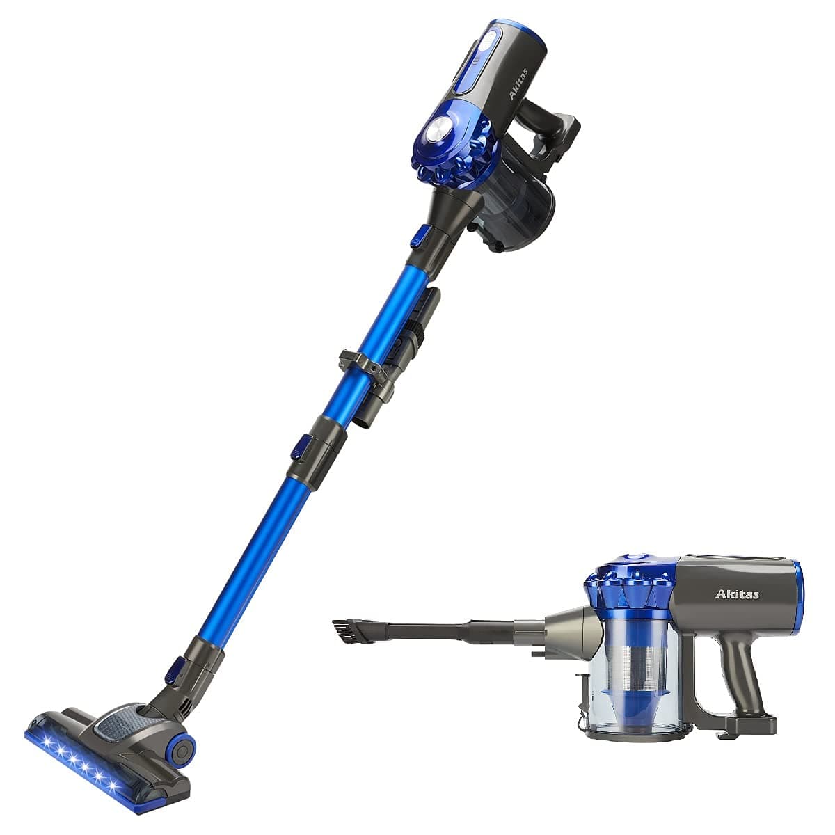 Akitas V8 Aspirateur Balai sans Fil 3-en-1 Léger