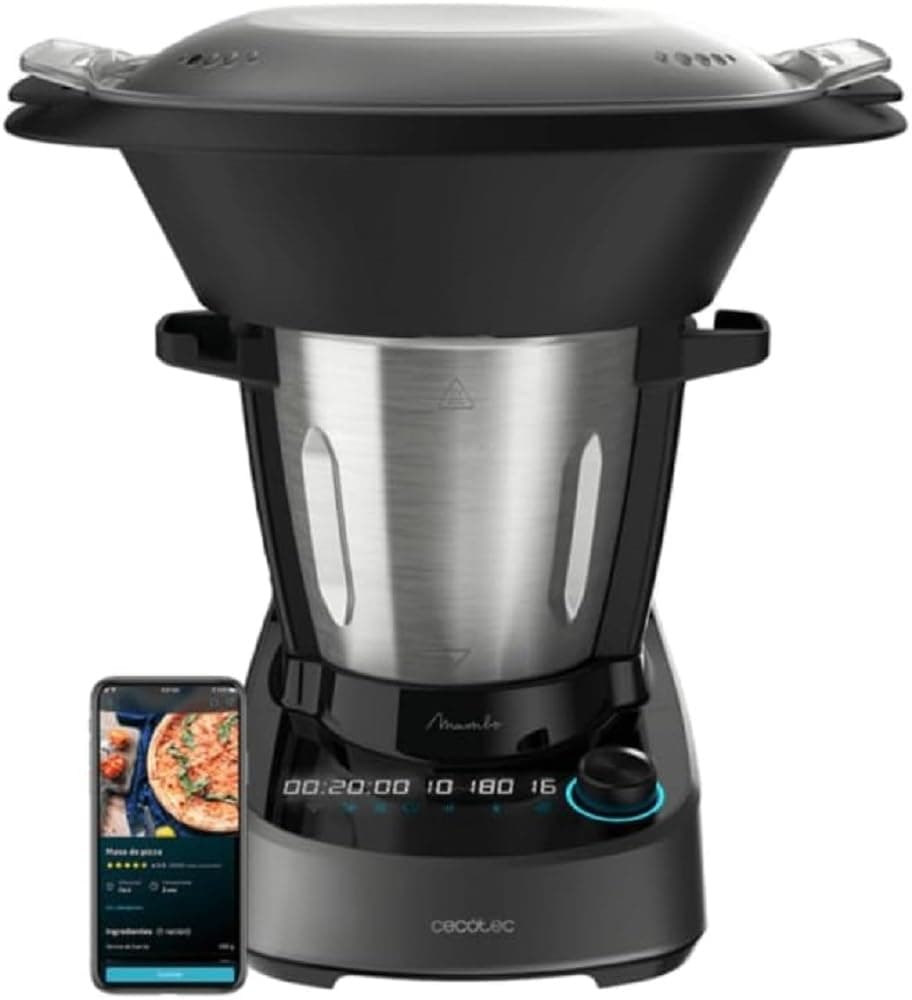 Cecotec Robot de cuisine multifonction Mambo 11090 1600 W 37 fonctions