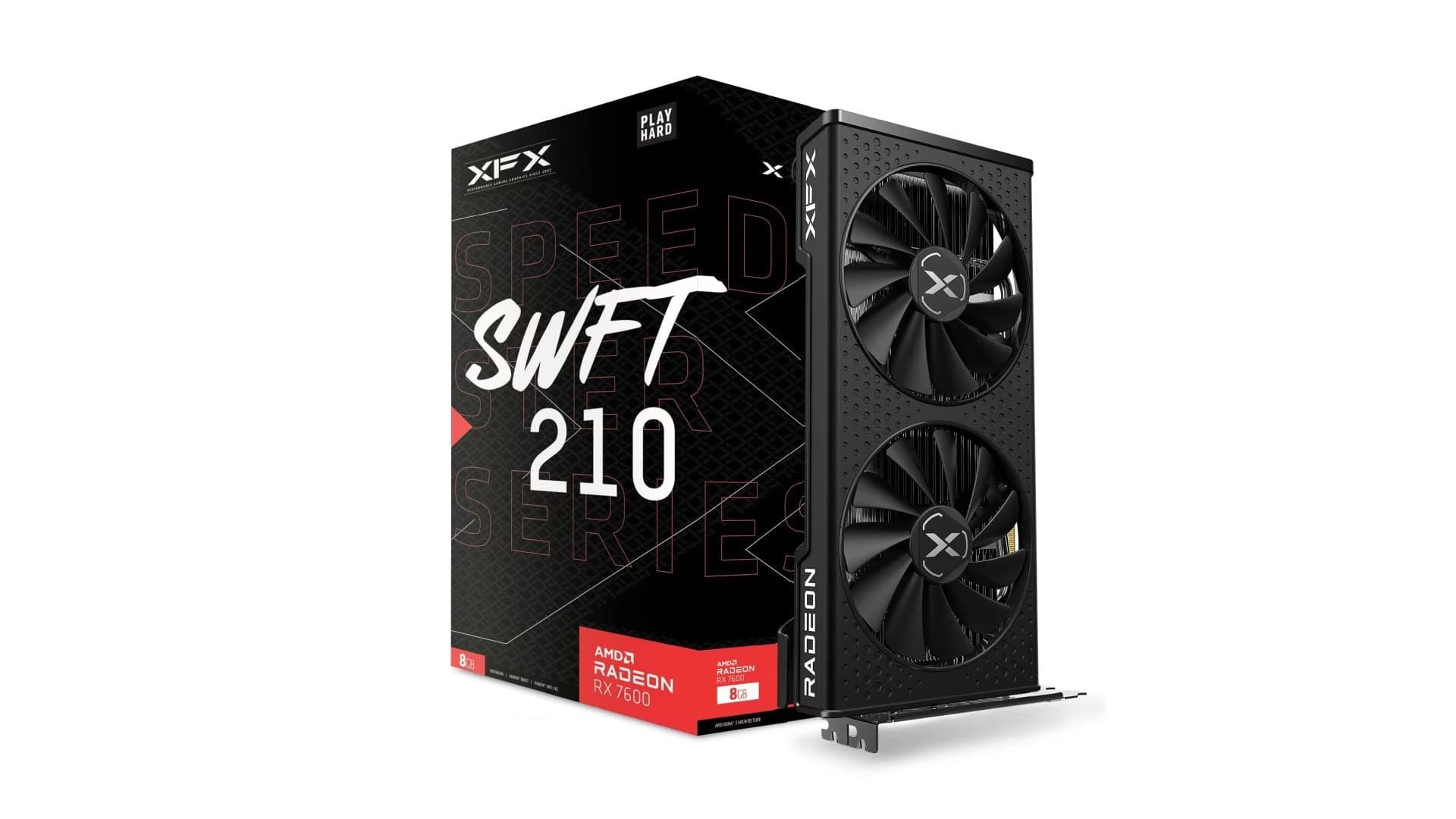 XFX VGA 8GB Radeon RX7600 Speedster SWFT210 Core Gaming 3xDP/H
