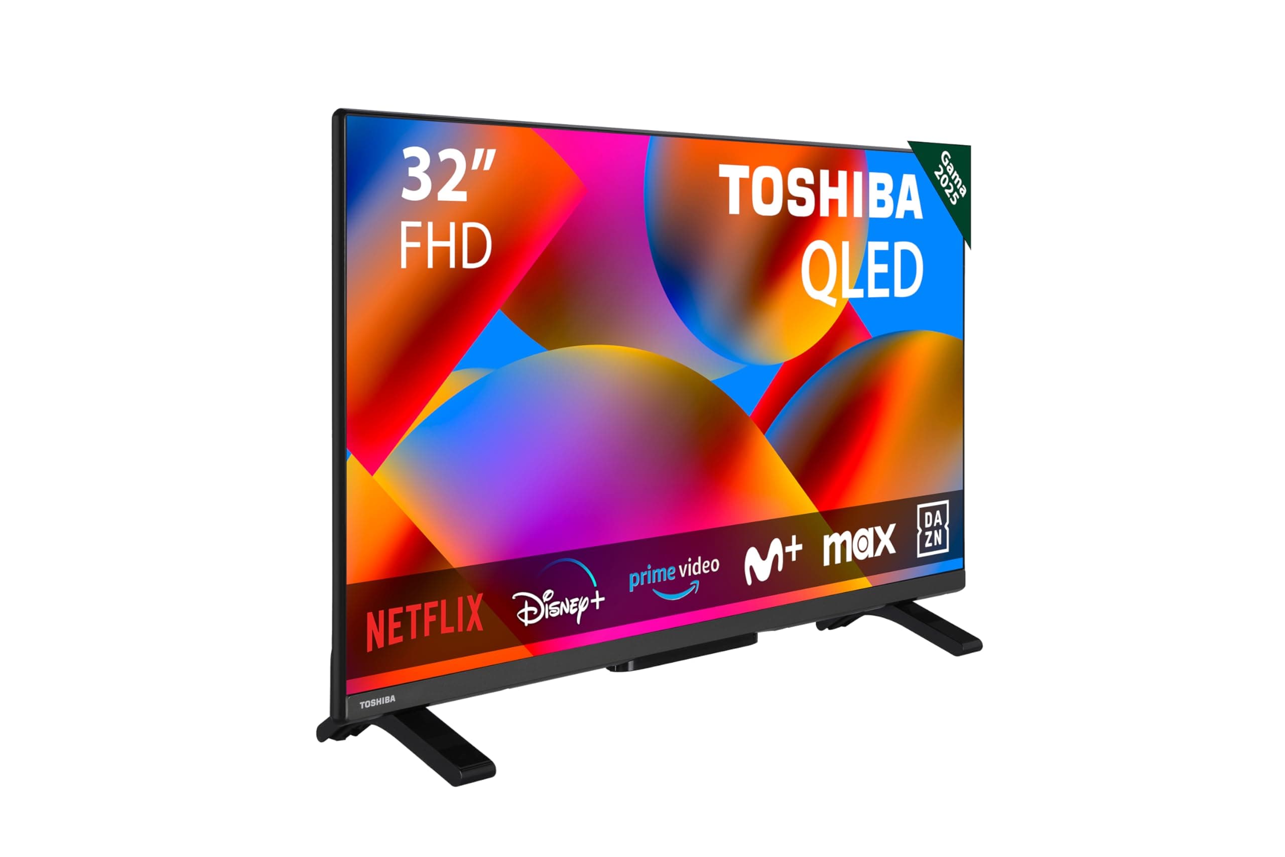 Toshiba 32QV2F63DG - TV QLED 32" (80 cm) - FHD 1920 x 1080 - DTS Virtual:X - Smart TV - 2 x HDMI