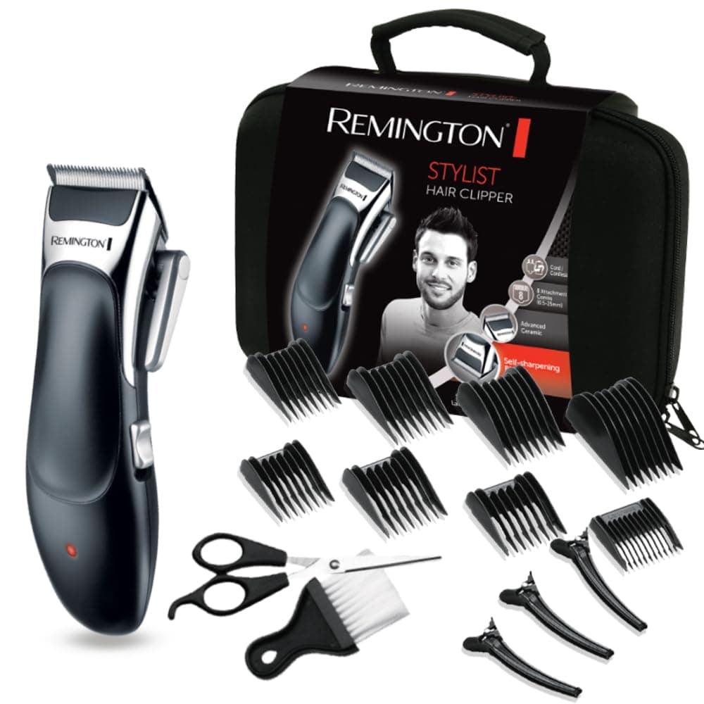 Remington Tondeuse Cheveux Stylist Noir & Argent (Lames Céramique
